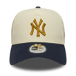 Bone Unissex New Era 9Forty A-Frame MLB NY Yankees Bege-60759012- -2-